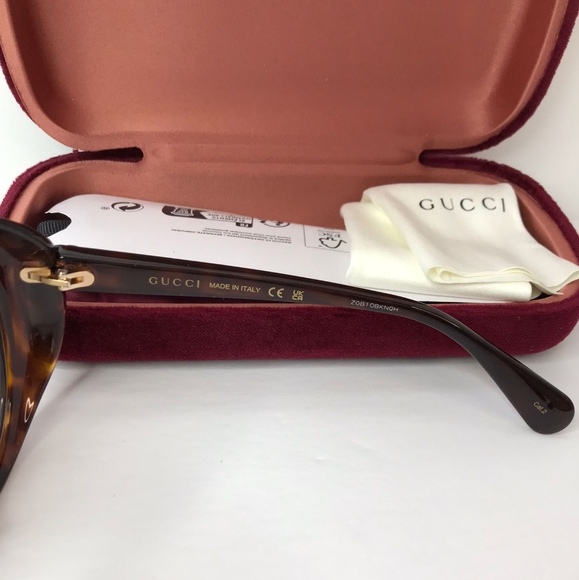 💯 Original Gucci GG0368S 002 55 Sunglasses - Picture 13 of 14